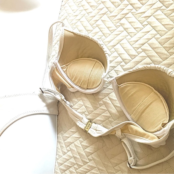 AKA Luxury Swimwear White Bikini - Picture 3 of 8